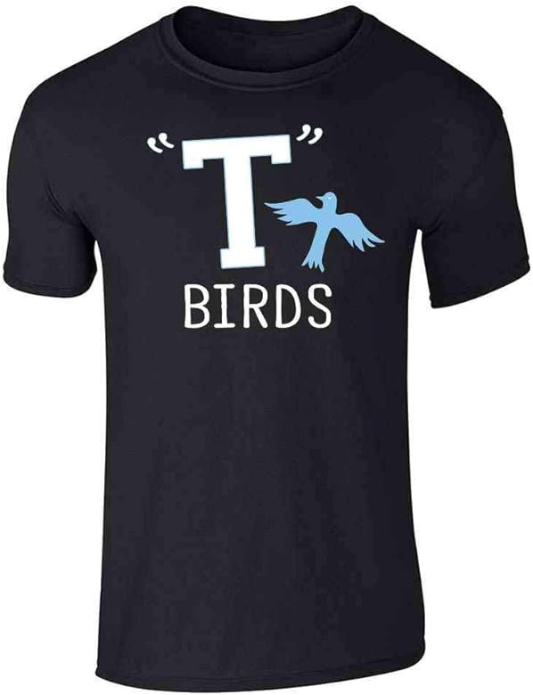Pop Threads T Birds Tbird Gang Logo Retro 50s 60s Cosplay Graphic Tee T-Shirt for Men | Amazon (US)