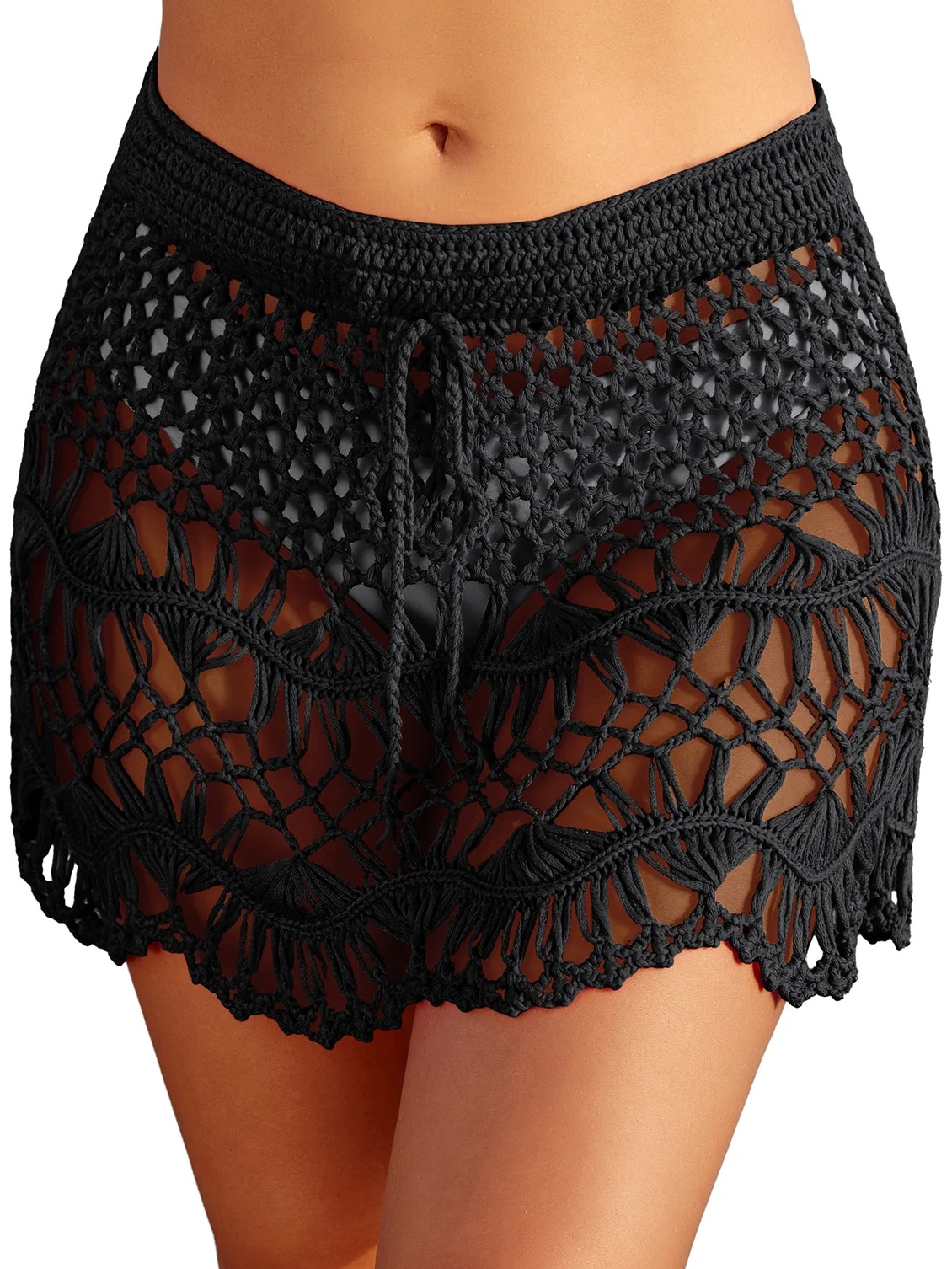 Cueply Women's Cover Up Skirt Hand Crochet Beach Bikini Wrap Coverups for Swimwear | Walmart (US)