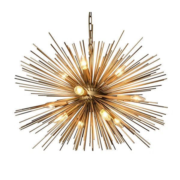 Virginia 12 - Light Sputnik Sphere Chandelier | Wayfair Professional