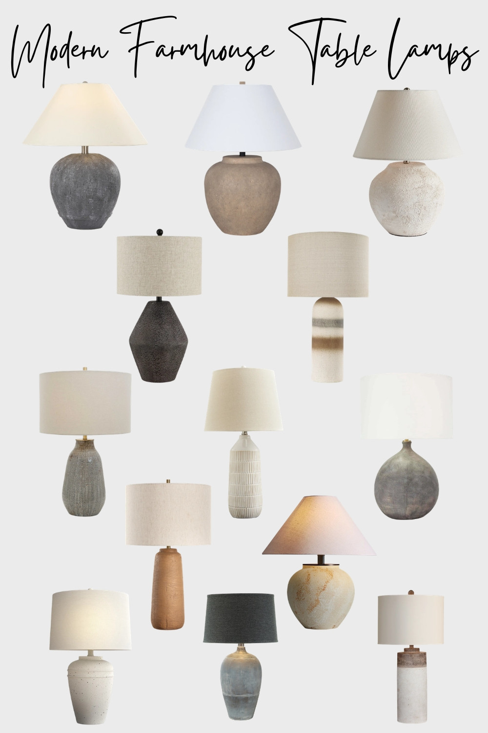 Modern Farmhouse Table Lamps, Table Lamps for Modern Farmhouse Living Room, Table Lamps for Modern Farmhouse Bedroom, Timeless Table Lamps, Neutral Table Lamps, Affordable Table Lamps, Farmhouse Table Lamp Sets

#tablelamps #modernfarmhouse #farmhouse #farmhouselighting #homedecor #tablelamp #farmhousetablelamps 

 #LTKHome #LTKSaleAlert