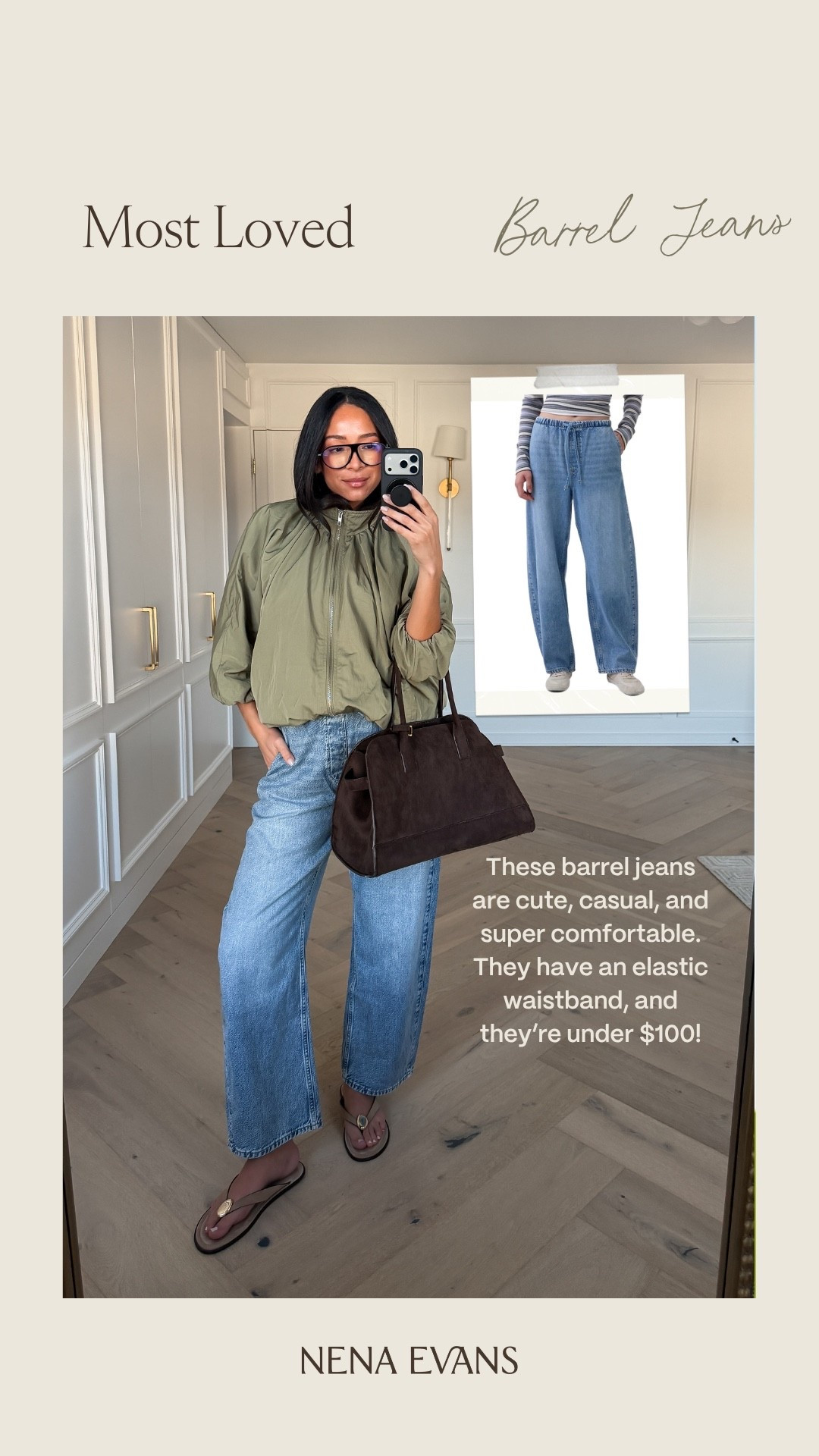 Your most loved last week 🤍 These barrel jeans are so cute, casual and super comfortable with an elastic waistband! Wearing size S jacket and size M barrel jeans 



spring fashion, spring style, spring outfit, casual outfit, weekend outfit, mom outfit, postpartum outfit, jeans, gap outfit, gap sale

#LTKmomlife #LTKSeasonal