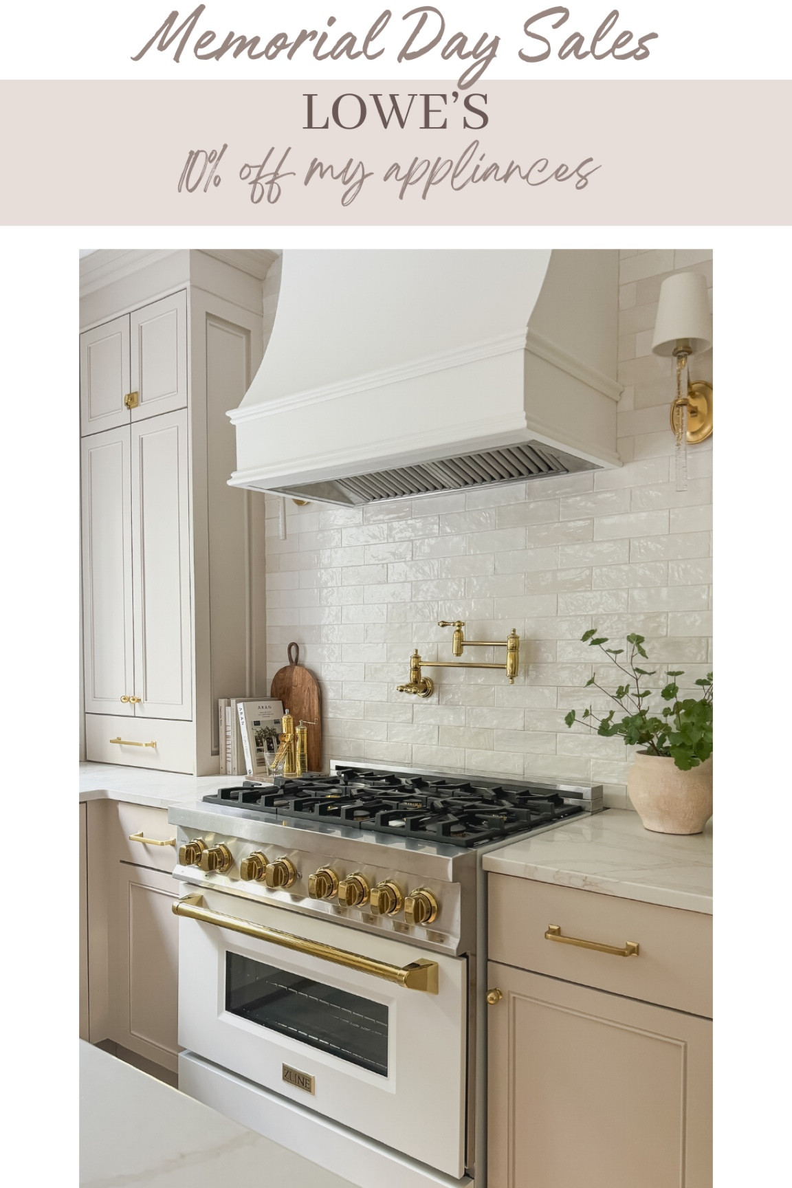 Lowe’s Memorial Day sale! Save 10% on my appliances! 

#LTKHome #LTKStyleTip #LTKSaleAlert