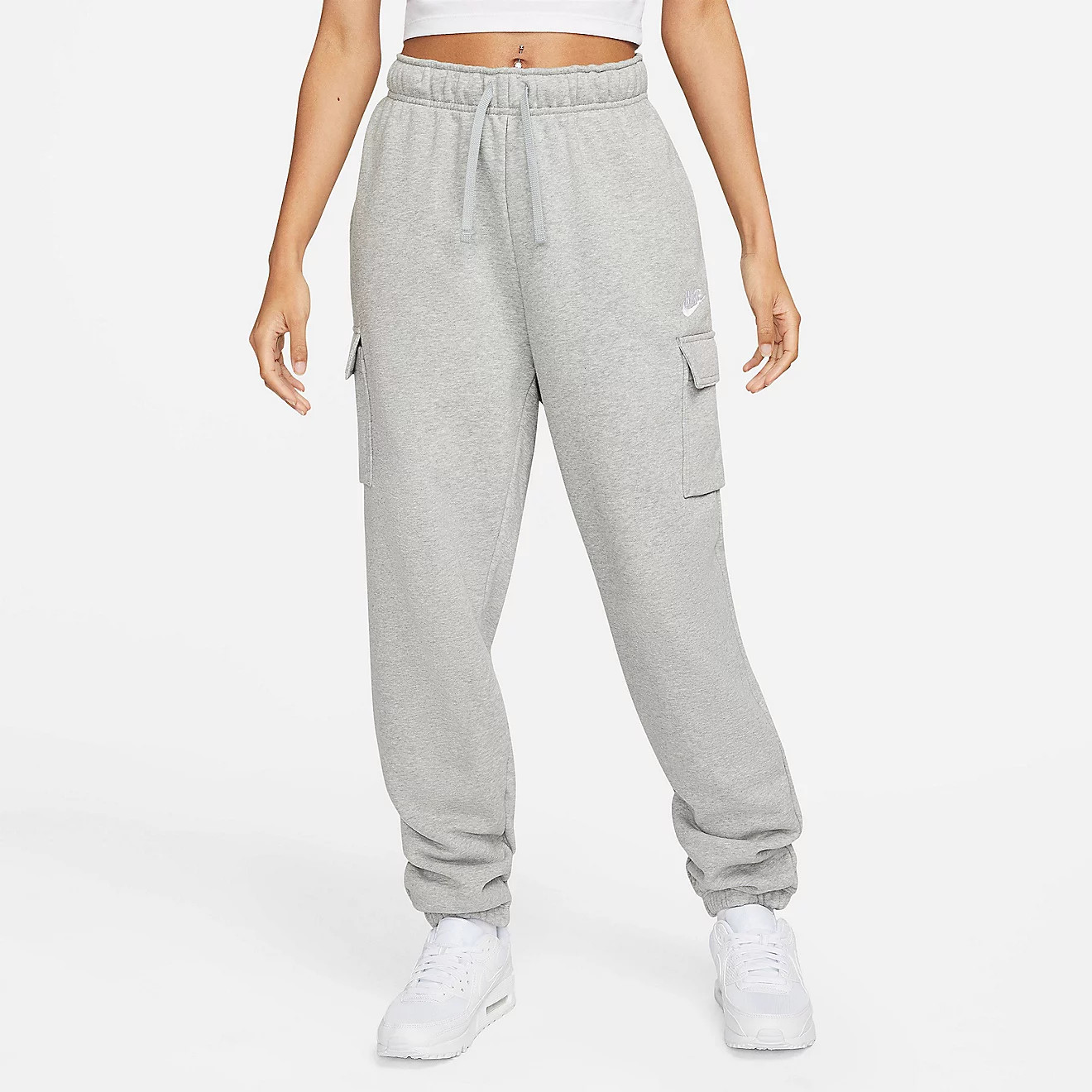 Nike Women's Club Fleece Cargo Pants | Free Shipping at Academy | Academy Sports + Outdoors