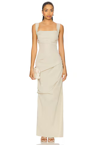 Paris Georgia Raf Dress in Fawn from Revolve.com | Revolve Clothing (Global)