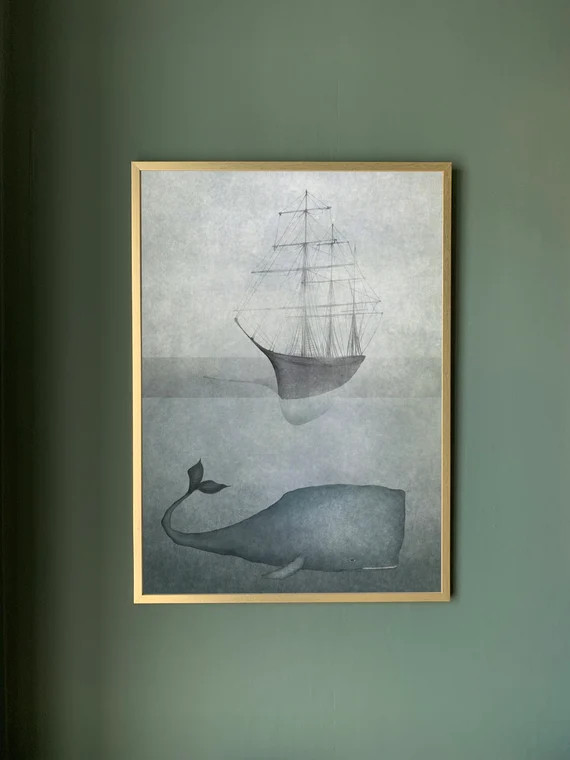 Ocean Deep  Art Print 3 Different Sizes | Etsy | Etsy (US)