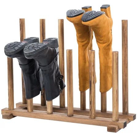 Millwood Pines Wood Inverted Boot Rack | Wayfair | Wayfair North America