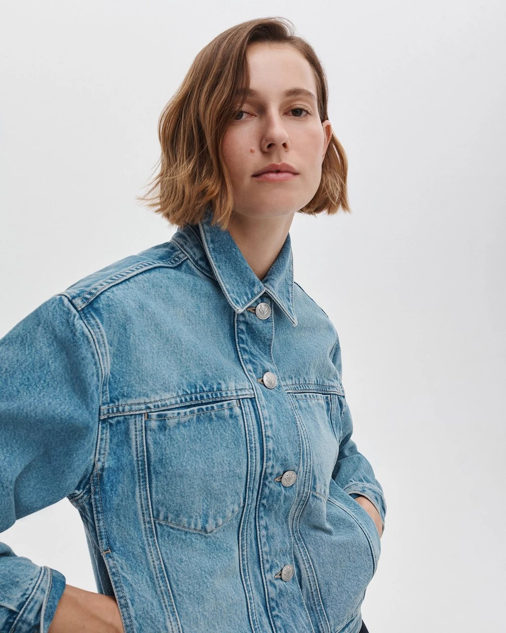 Marie Denim Trucker Jacket | rag & bone