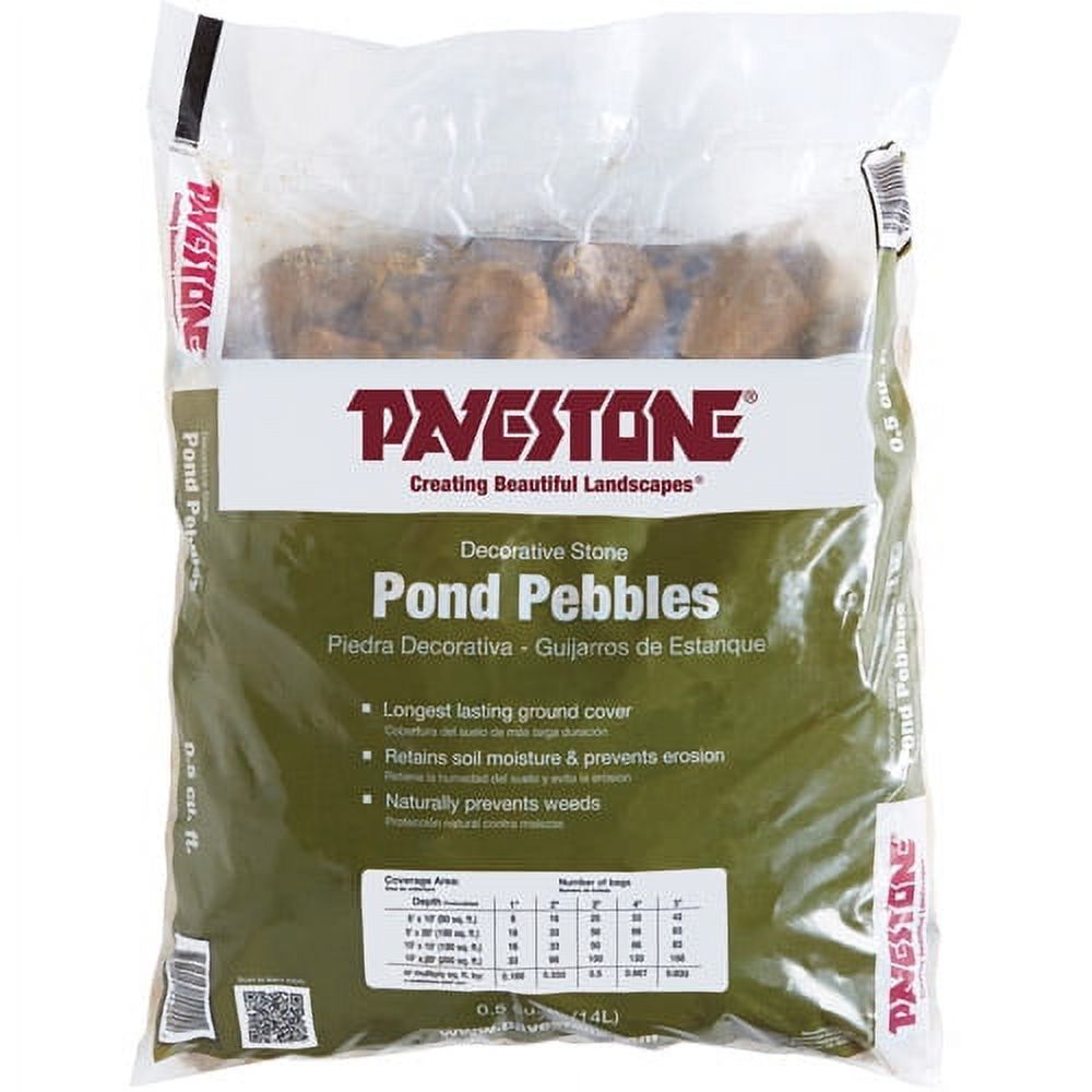 Pavestone .5 Cu. ft. Bagged Rock Pond Pebbles - Walmart.com | Walmart (US)