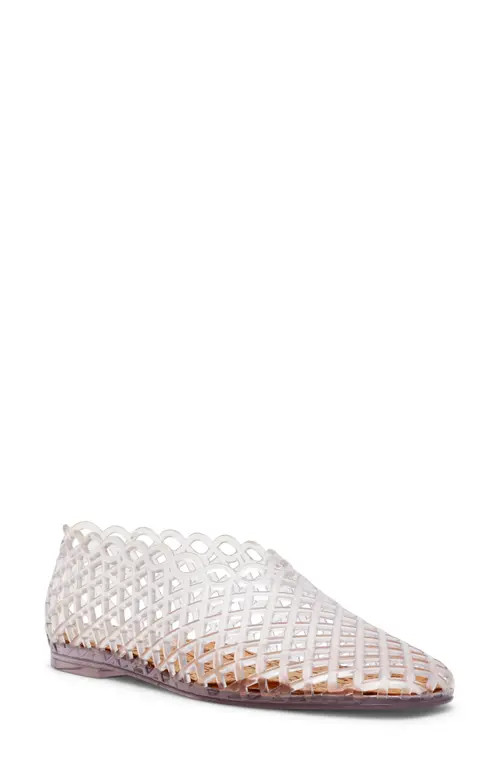 Steve Madden Grove Jelly Flat in Clear at Nordstrom, Size 8 | Nordstrom