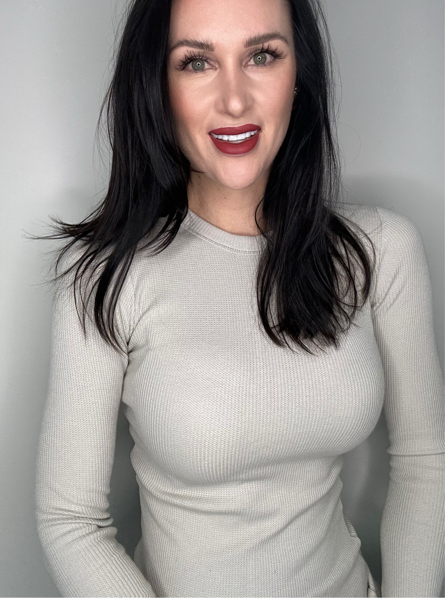 SKIMS, SKIMS dresses, maxi dress, stone color dress, neutral dress, red lip, holiday makeup, holiday looks 2023

#LTKSeasonal #LTKHoliday #LTKbeauty