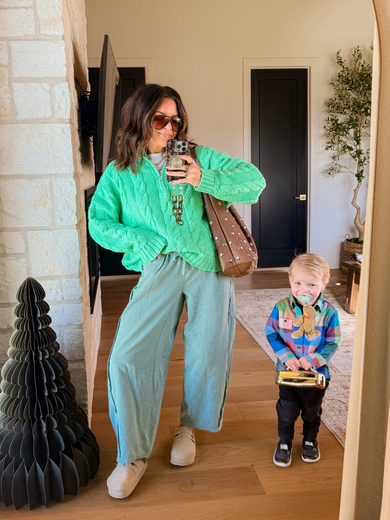 Mom + Me get dressed!
Sweater: XL
Pants: Large 
Shoes: TTS


#LTKootd #LTKgrwm #LTKMidsize