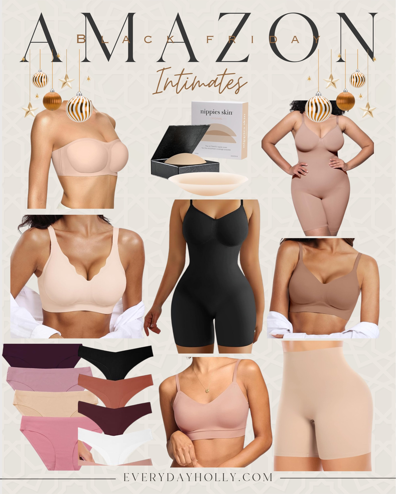 Women’s Undergarments

Find more Black Friday deals on my latest blog post on everydayholly.com !

Intimates  Black Friday  amazon fashion  Amazon finds  push up bra  Shapewear  sale alert  pasties  Shapewear shorts  seamless underwear  everyday bra  strapless bra  EverydayHolly

#LTKStyleTip #LTKSaleAlert #LTKGiftGuide