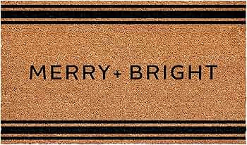 Calloway Mills 109042436 French Stripe Merry + Bright Doormat 24" x 36" | Amazon (US)