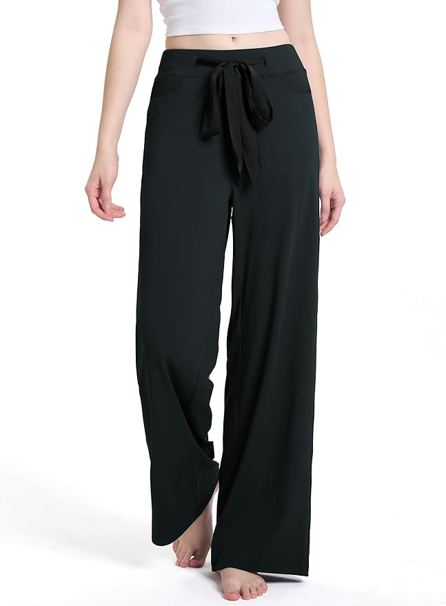 SEVEGO Tall Womens 30"/32"/34" Casual Loose Wide Leg Pants High Waisted Yoga Pants Comfy Palazzo ... | Amazon (US)
