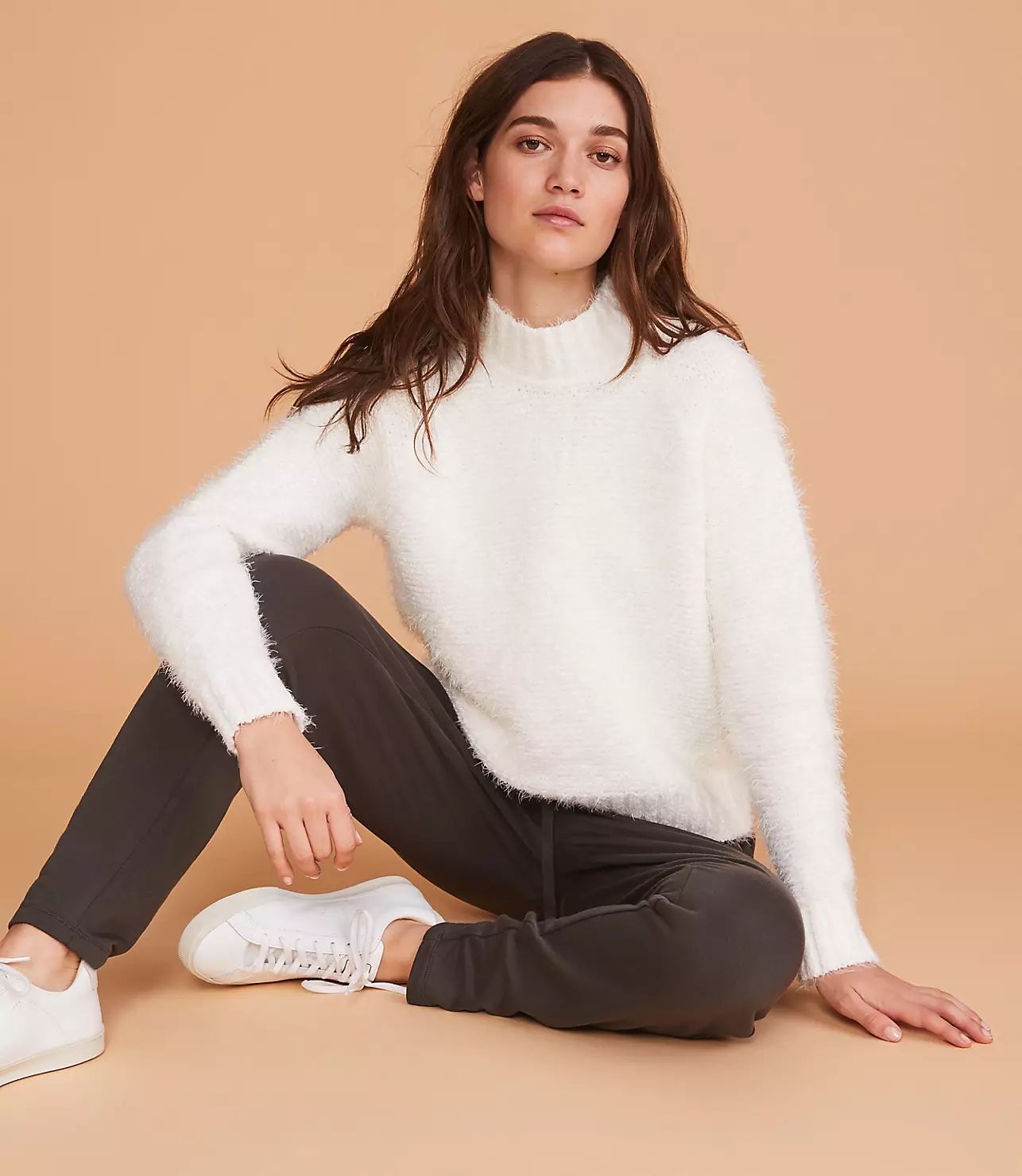 Lou & Grey Fuzzy Chenille Sweater | LOFT