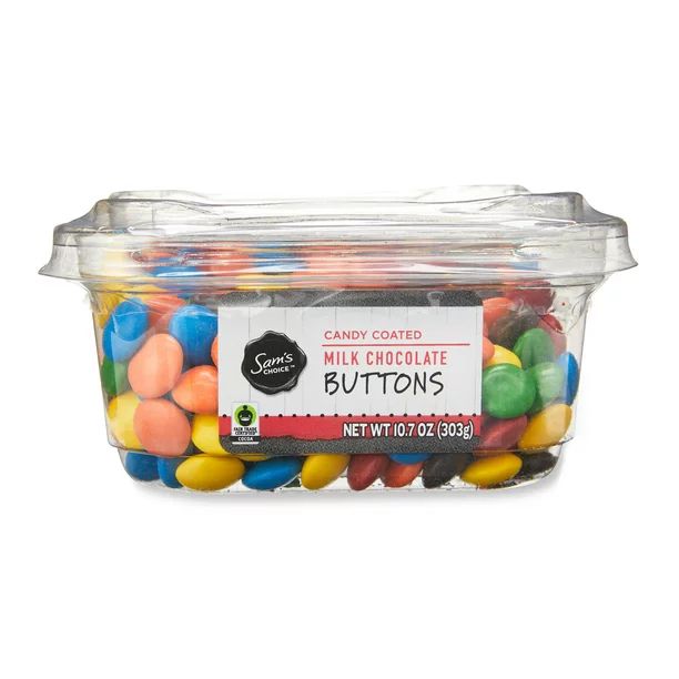 Sam's Choice Candy Coated Milk Chocolate Buttons, 10.7 oz - Walmart.com | Walmart (US)