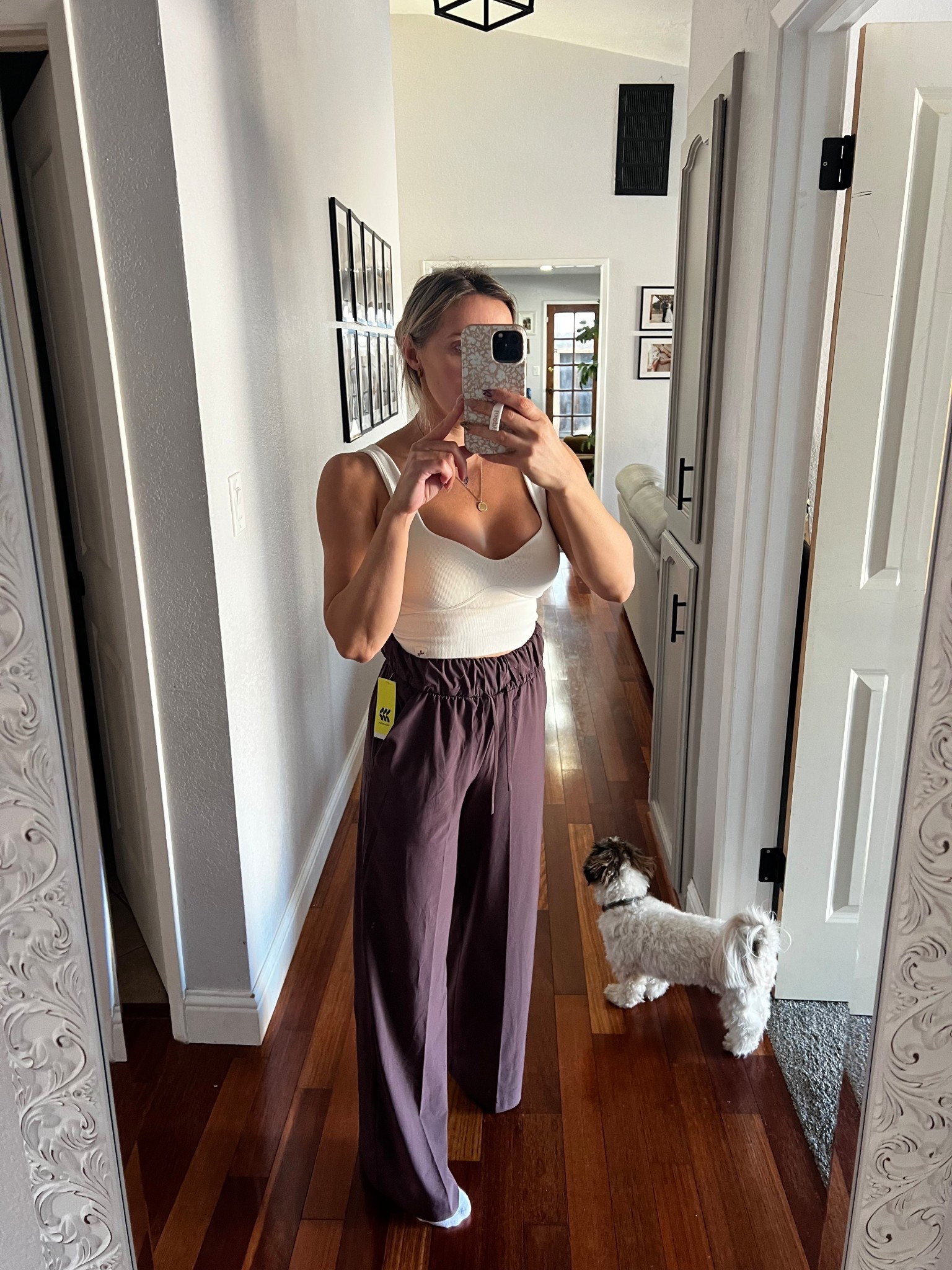 XS pants 
S top

#LTKfitnessgoals #LTKSaleAlert #LTKActive