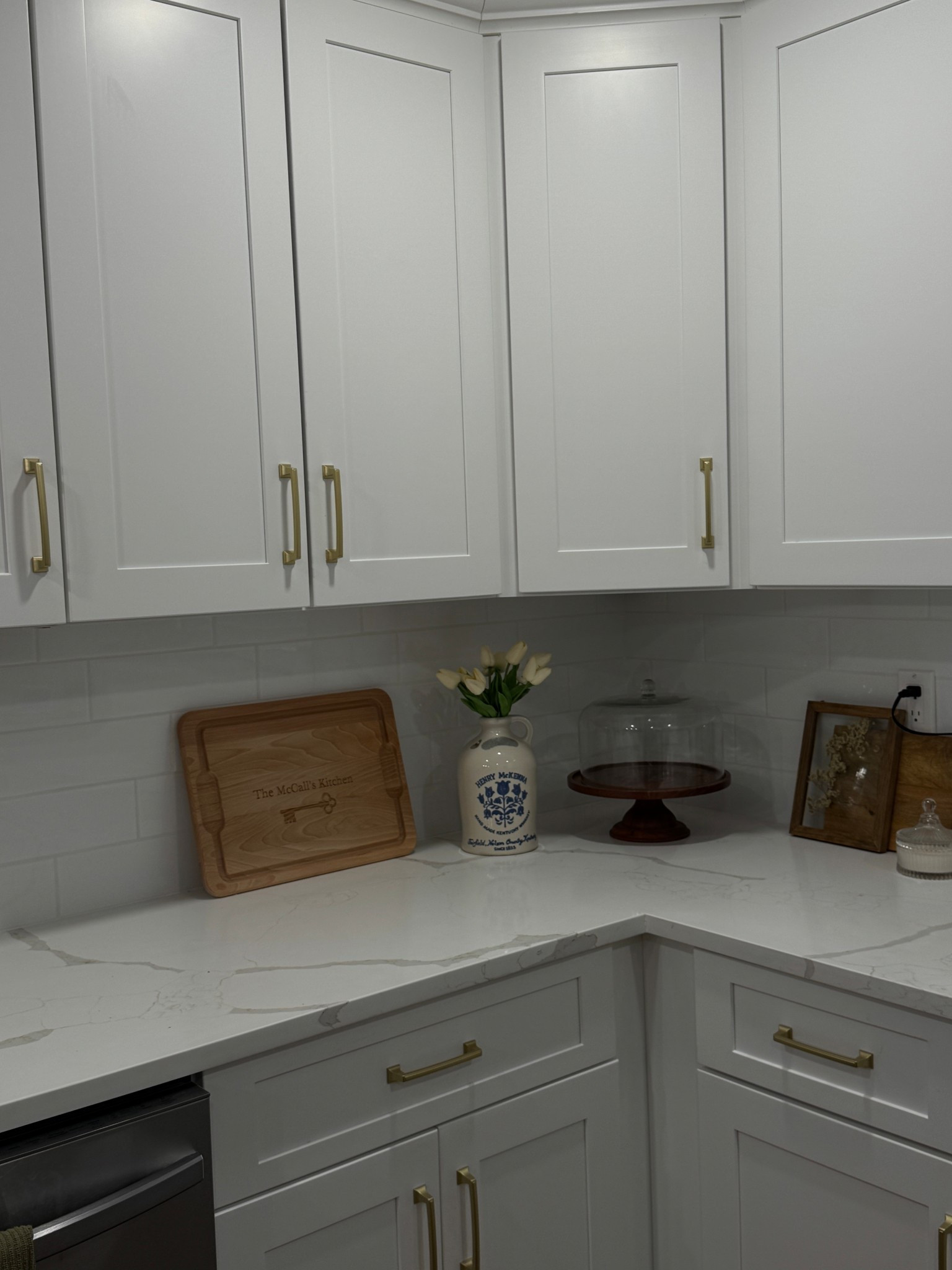 Gold Amazon handles for kitchen cabinets — affordable & good quality!!!! 

#LTKFindsUnder50 #LTKHome