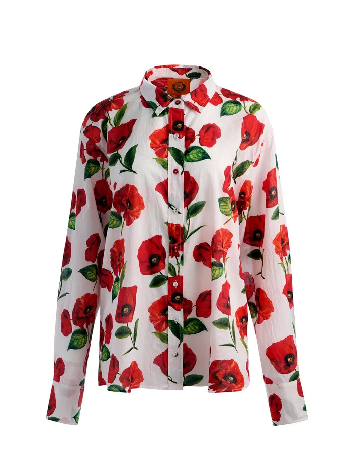 A+O X CONIGLIO PALM BEACH BUTTON DOWN | Alice + Olivia