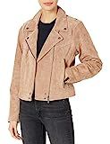 [BLANKNYC] womens [Blanknyc] Suede Moto With Zipper Pocket Detail Jacket, Act Natural, X-Small US | Amazon (US)