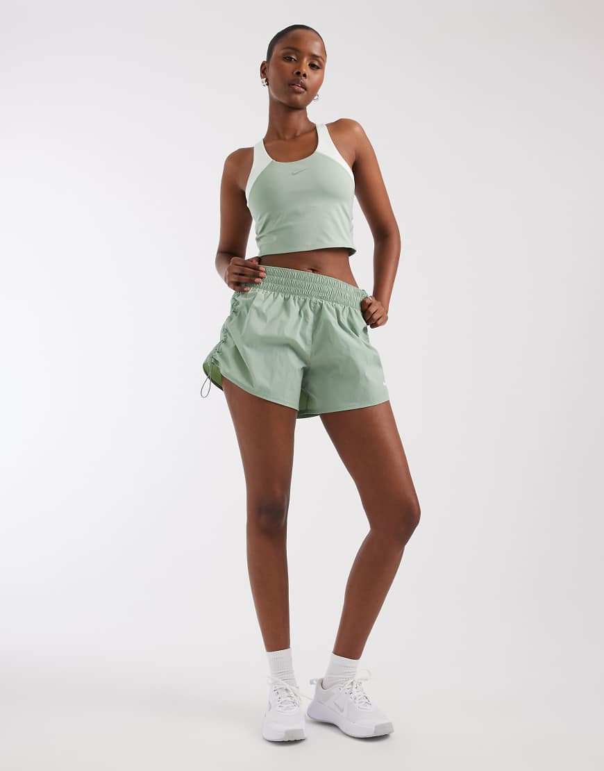 Nike One Training 5 inch shorts in green | ASOS (Global)