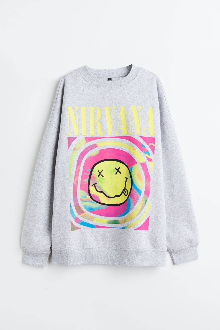 Oversized Printed Sweatshirt | H&M (US)