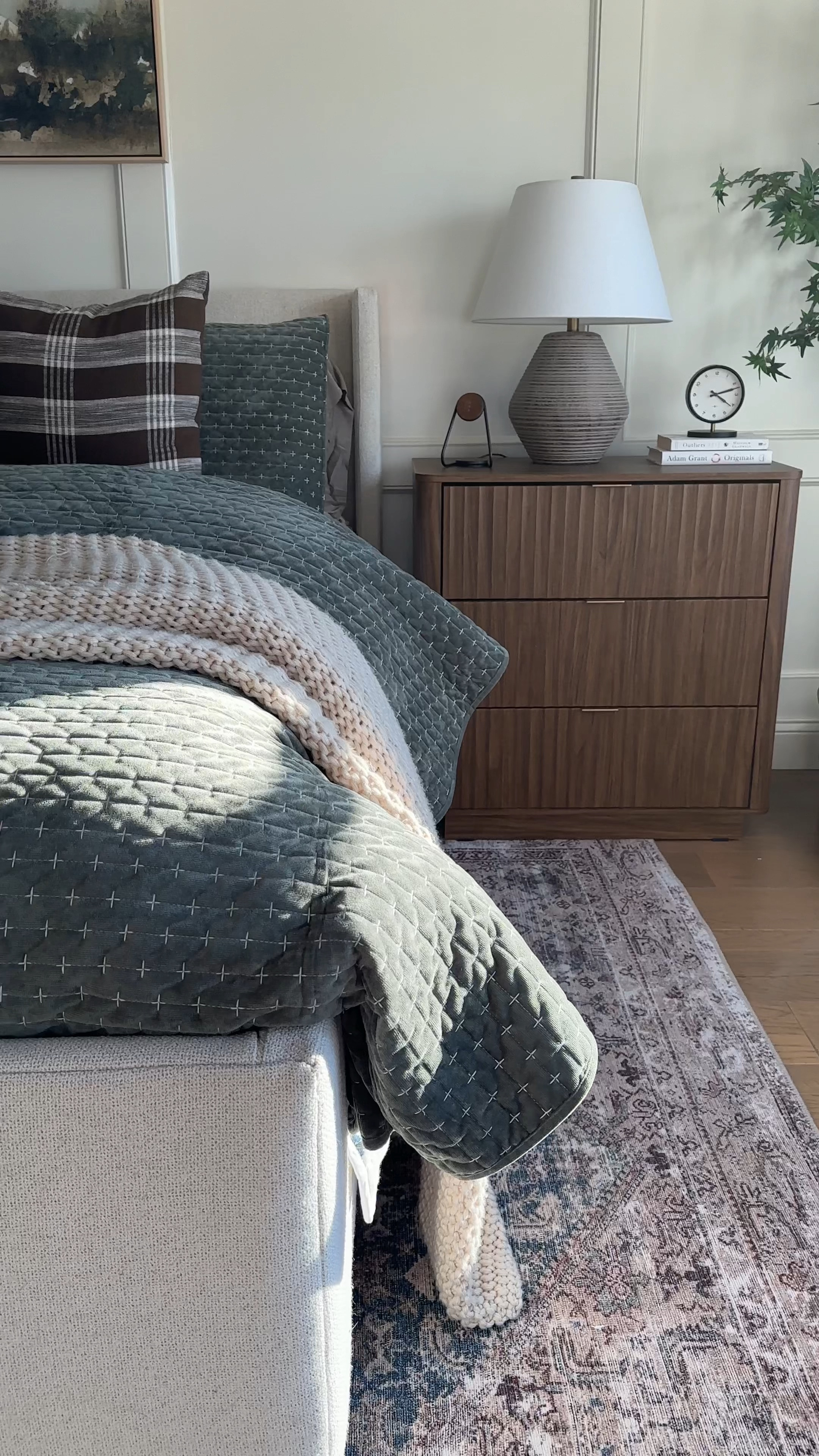 The perfect green velvet quilt for the holiday season! I love the texture of this on my bed and how it matches with my bedroom! 

#LTKHoliday #LTKhome #LTKSeasonal