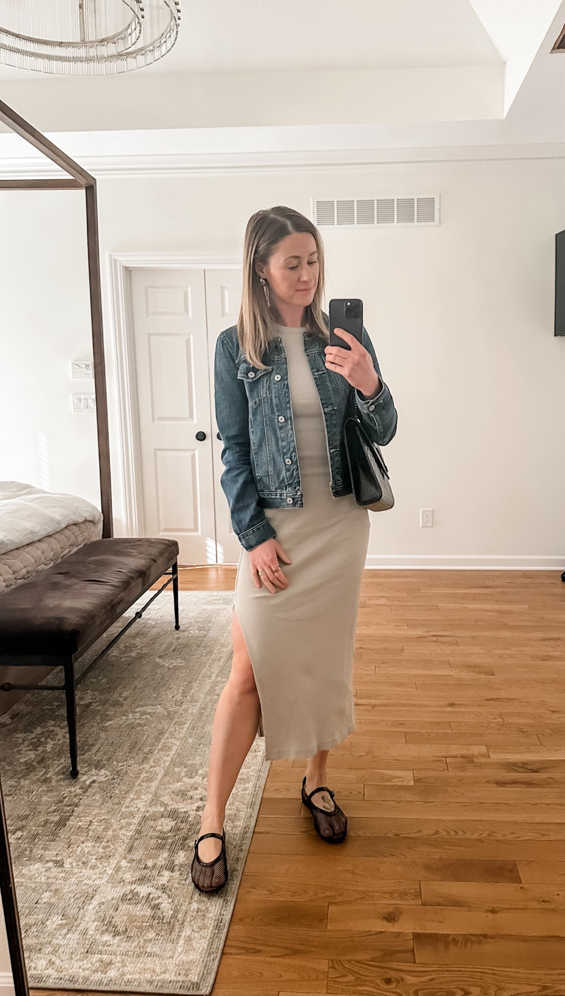 My whole outfit, accessories included, is under $50!! Clearance dress and caged flats… linked similar denim jacket (not included in the total tally but it’s an outer layer…). Was for sure chill for church but I am ready for some spring weather!! 

#LTKmomlife #LTKootd #LTKWorkwear