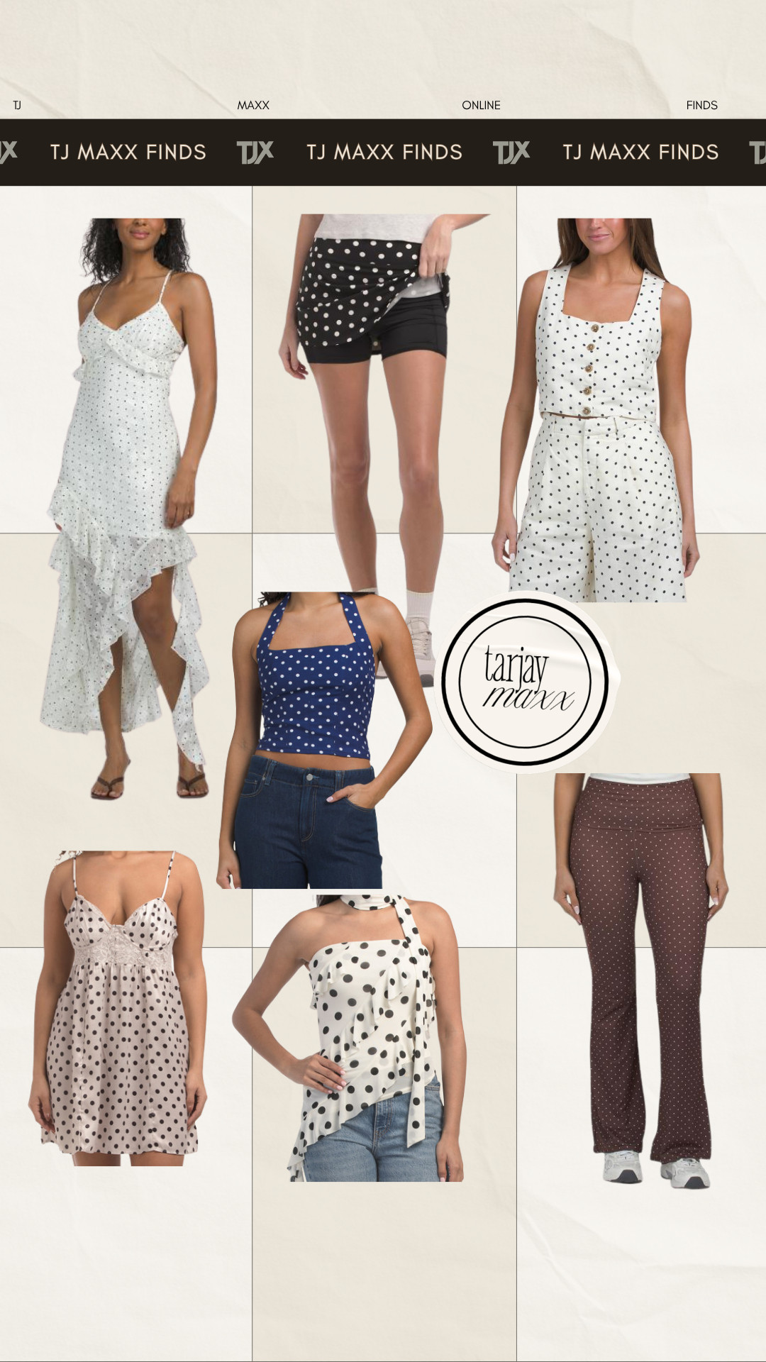 These polka dot online finds from tj maxx are just the cutest! Such cute pieces for spring, vacations, or date nights and they all feel very on trend without being over the top.
spring outfits 2026, easter dress women, easter basket teen girl, easter outfits women, spring dresses, vacation outfits beach, date night outfits, plus size fashion, country concert outfits, easter basket ideas, tj maxx finds, polka dot trend, new arrivals 

 #LTKgrwm #LTKootd #LTKWorkwear