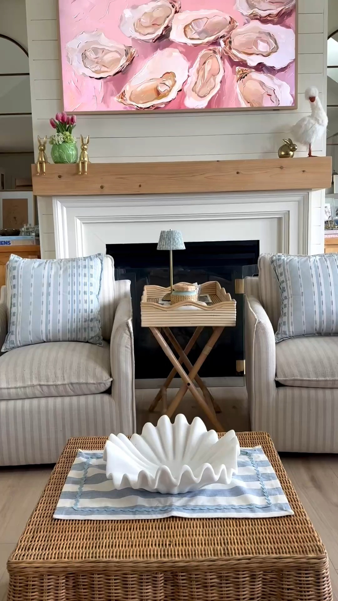 Sitting bunnies, gold bunny &
silly but cute feathered duck Easter decor // spring home decor // cabbage // 

#LTKSeasonal #LTKHome