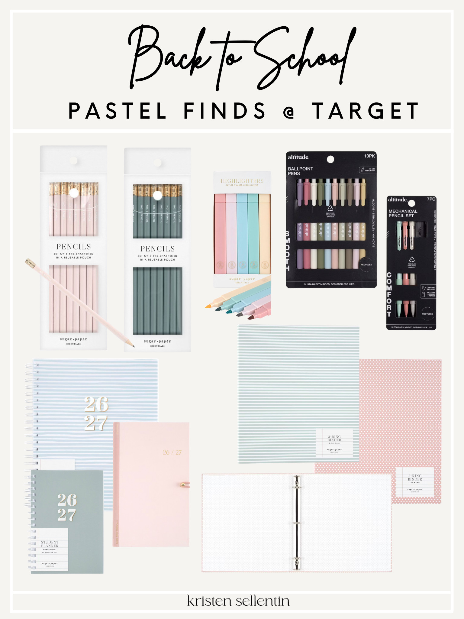 Back to school pastel finds @ Target! Pink pencils-yes please!
#backtoschool

#LTKmomlife #LTKSeasonal #LTKKids