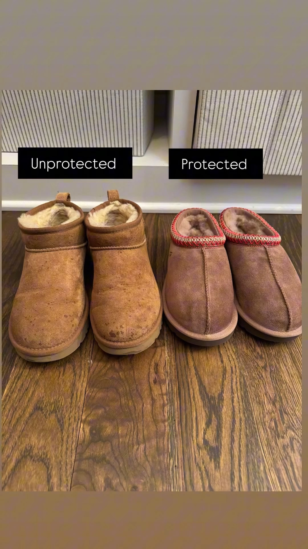 Spending a fortune on Ugg boots? Make sure you protect them so u don’t have to the purchase when they look horrible after a few trips out in the cold and rain! This easy spray works well on most all suede products like suede bags and heels! 

#LTKGiftGuide #LTKFindsUnder50 #LTKmomlife