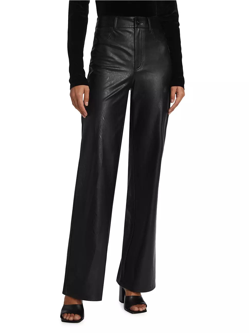 Sasha Faux Leather Wide-Leg Pants | Saks Fifth Avenue