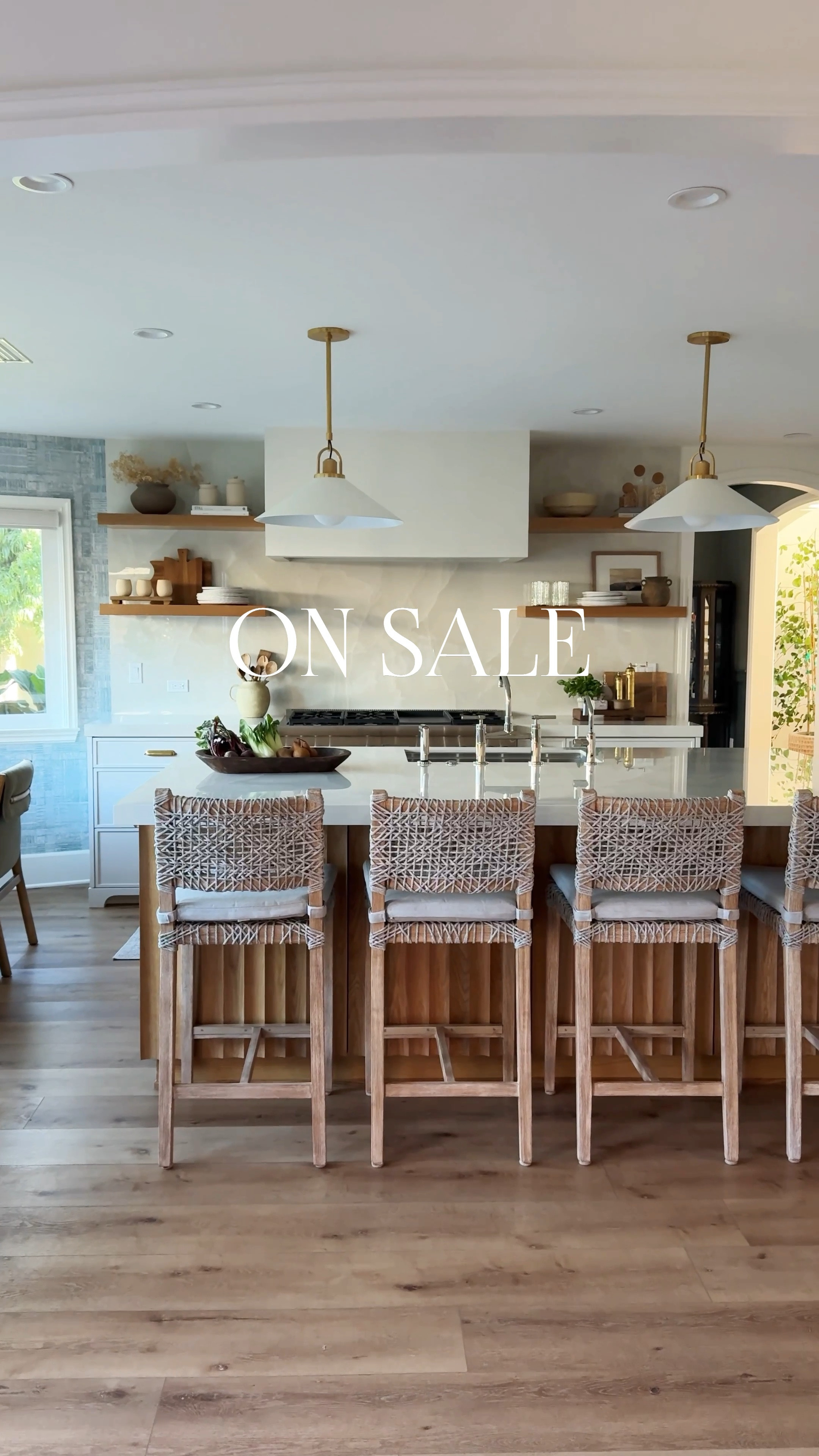 On sale for Memorial Day! Countertop stool chandelier brass sconce glass pendant leather chair dining chair 