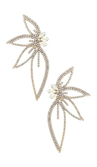 Petal To the Metal Earrings in Gold | Revolve Clothing (Global)