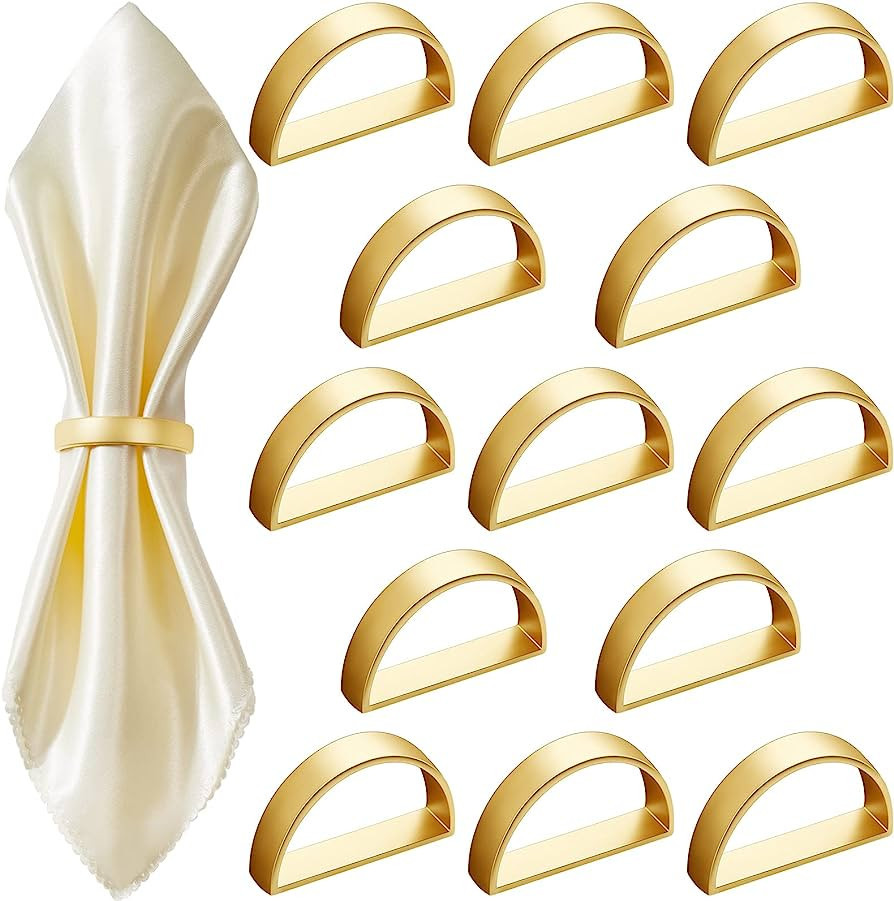 Stainless Steel Napkin Rings Metal Napkin Ring Amazon Kitchen Finds Amazon Essentials Amazon Finds | Amazon (US)