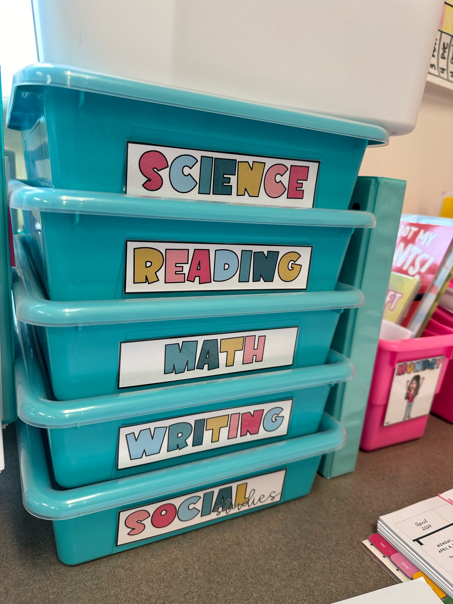 // ✨ Teal classroom bins✨// 

#LTKBacktoSchool #LTKKids