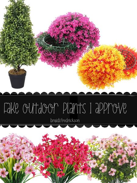 I have and love all of these. I mix real plants with fake ones. 👌🏻

#LTKFamily #LTKSeasonal #LTKHome