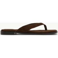 Nobody's Child Suede Square Toe Flip Flops Brown | Marks & Spencer (UK)