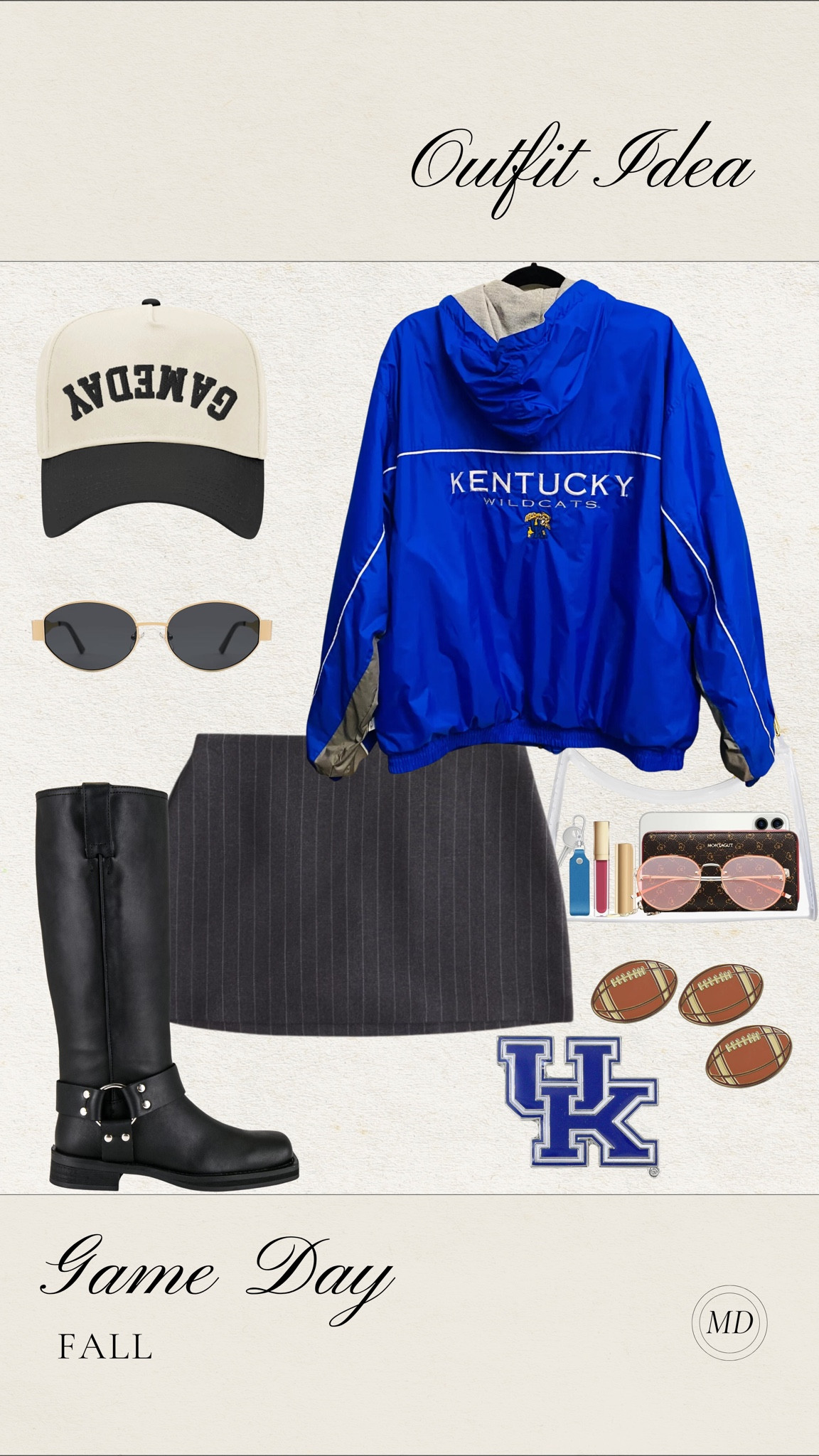 This vintage UK jacket is so cute and could be styled so many ways for fall games!

Game day outfits, football season, fall style 

#LTKSeasonal #LTKFindsUnder50 #LTKFindsUnder100