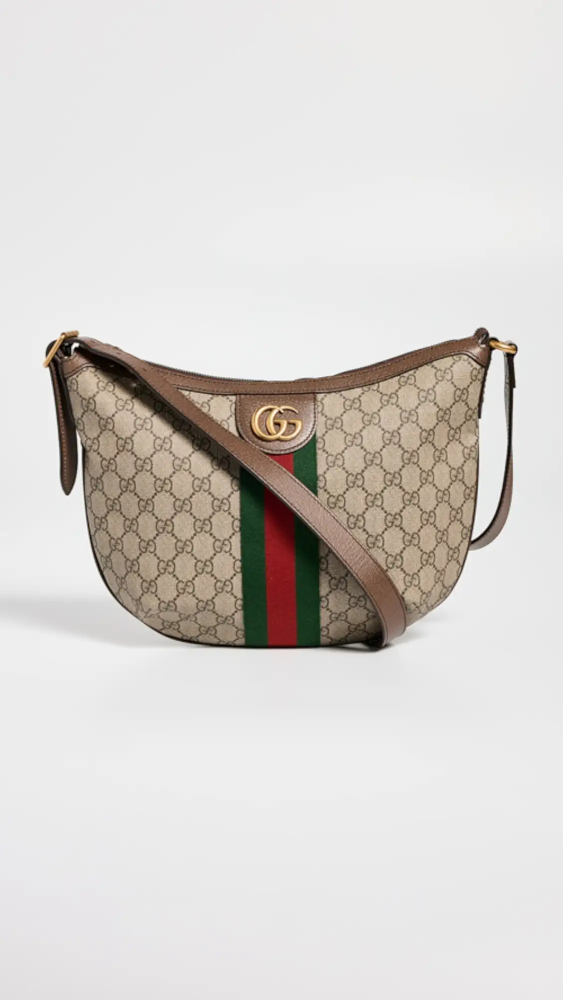 Shopbop Archive Gucci Ophidia Half Moonbag, Gg Supreme | Shopbop | Shopbop