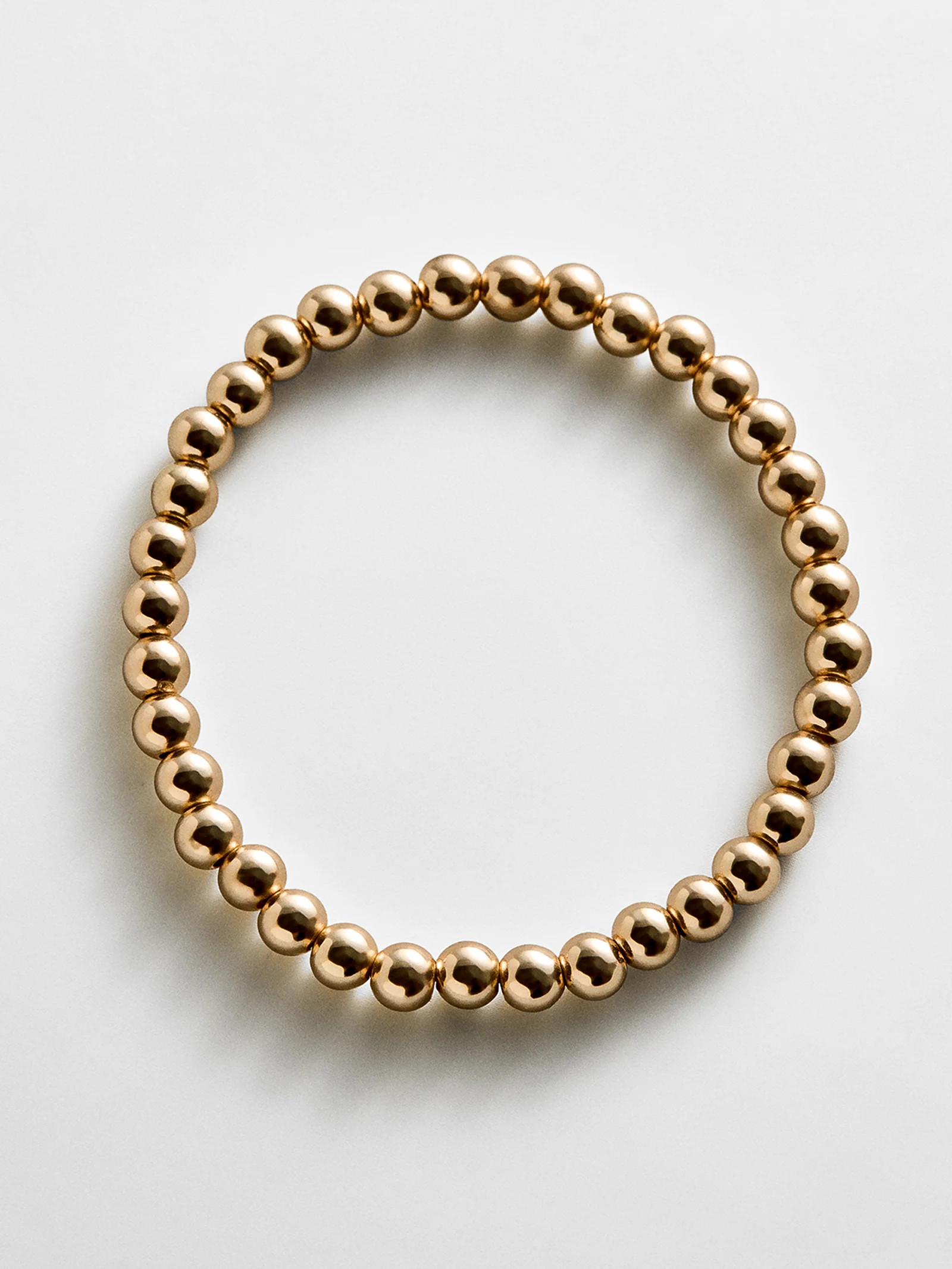 Gold Pisa Bracelet - 5MM Beads | BaubleBar