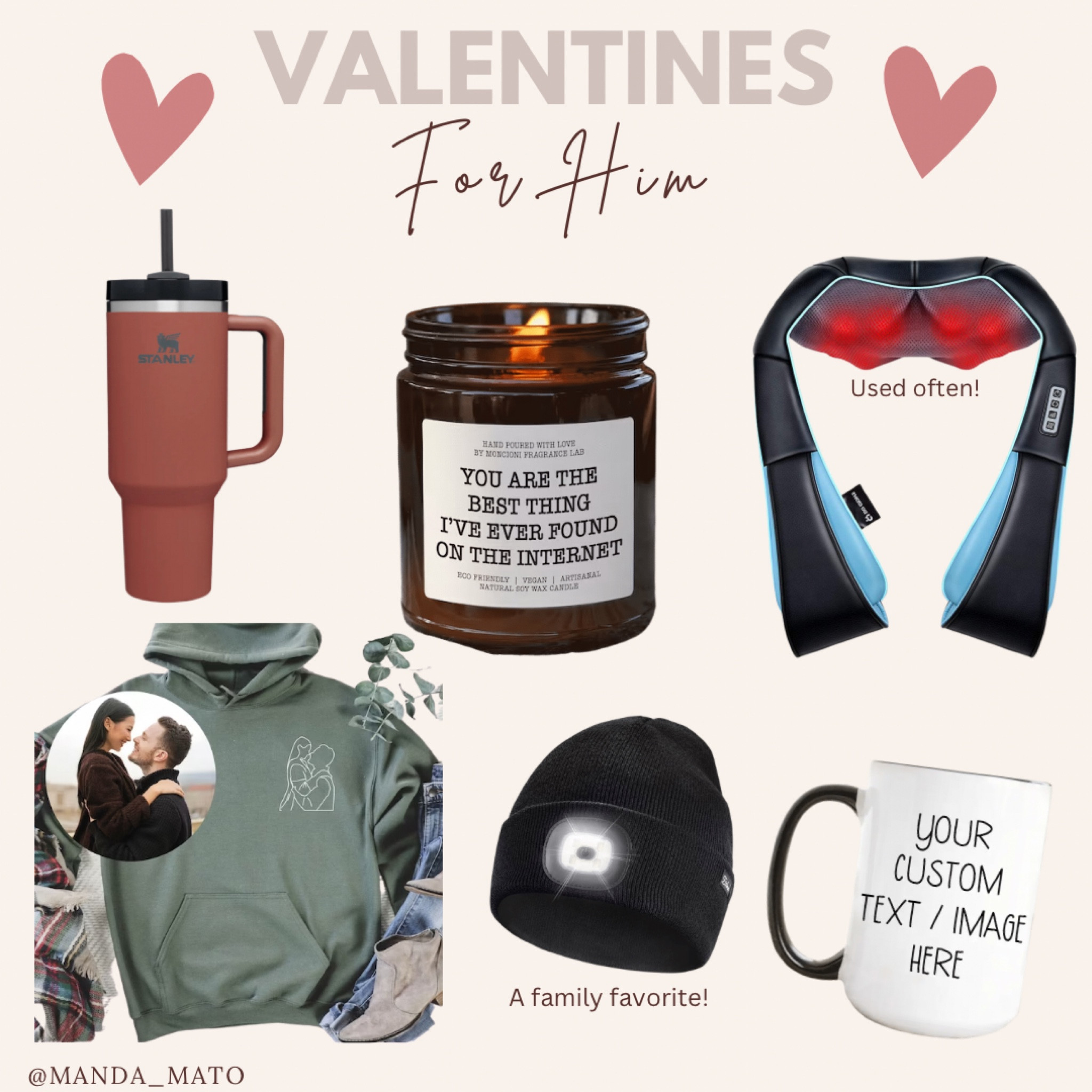 Valentine’s Day for him 

Gift idea 
Shop for men 

#LTKGiftGuide #LTKmens
