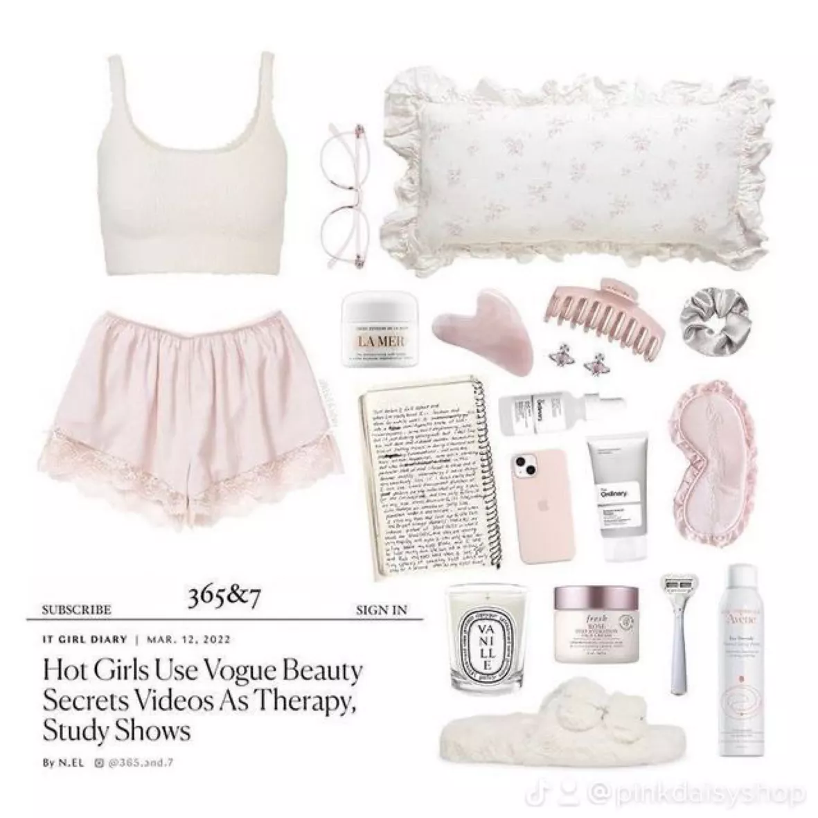 Pink Pilates princess aesthetic, pink girl, girly girl, vanilla