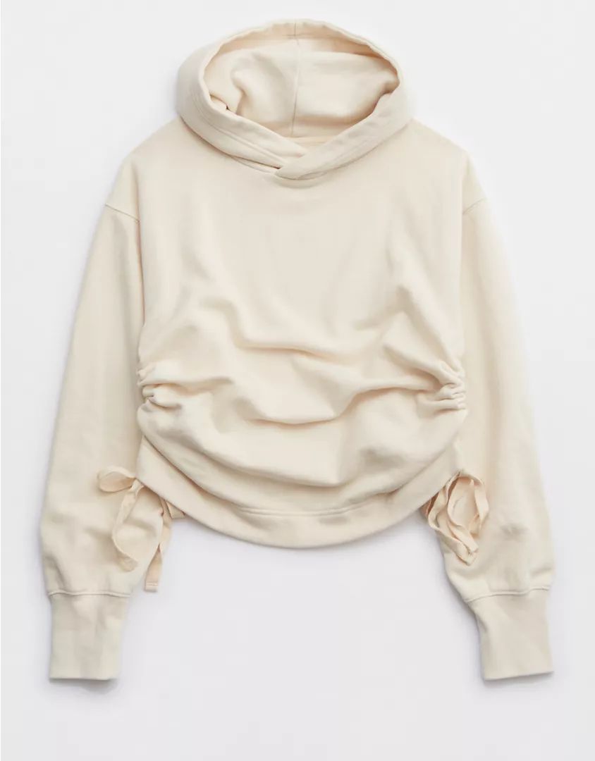 Aerie Side Ruched Hoodie | Aerie