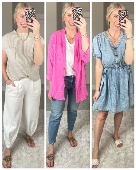 Daily try on, Walmart outfit, Walmart fashion, Amazon fashion, free people dupe, aerie, pool to party coverup, Tory Burch Miller sandals 

#LTKshoecrush #LTKsalealert #LTKunder50