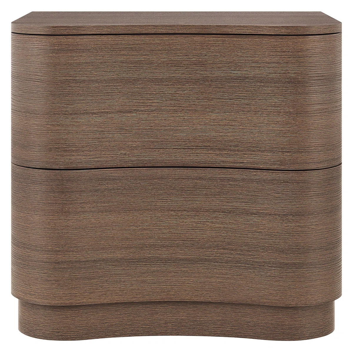 Mirae 2-Drawer Curved Nightstand | Wayfair North America