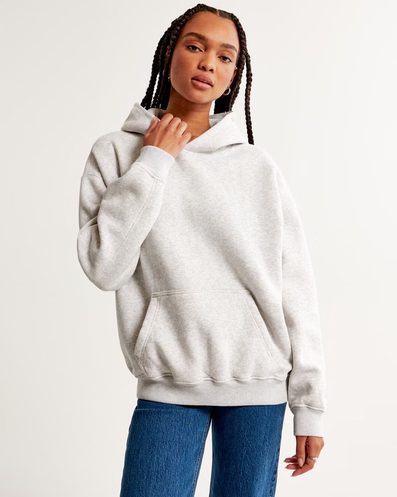 Women's Essential Popover Hoodie | Women's Tops | Abercrombie.com | Abercrombie & Fitch (US)