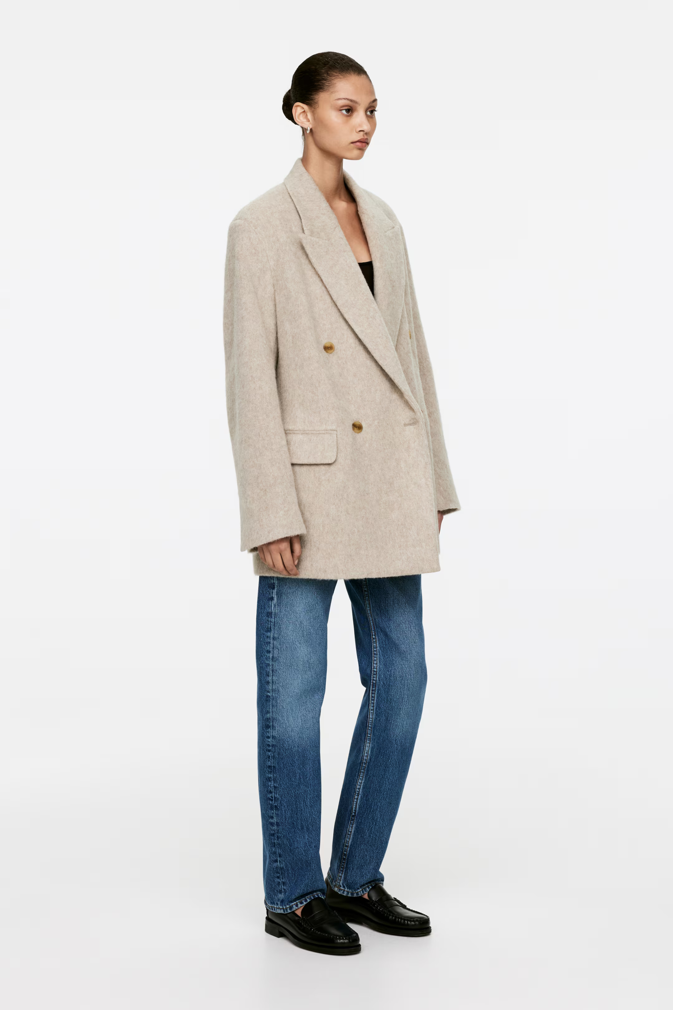 Brushed Wool Blazer | H&M (UK, MY, IN, SG, PH, TW, HK)
