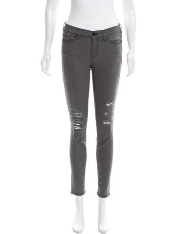 Frame Denim Distressed Skinny Jeans | The Real Real, Inc.